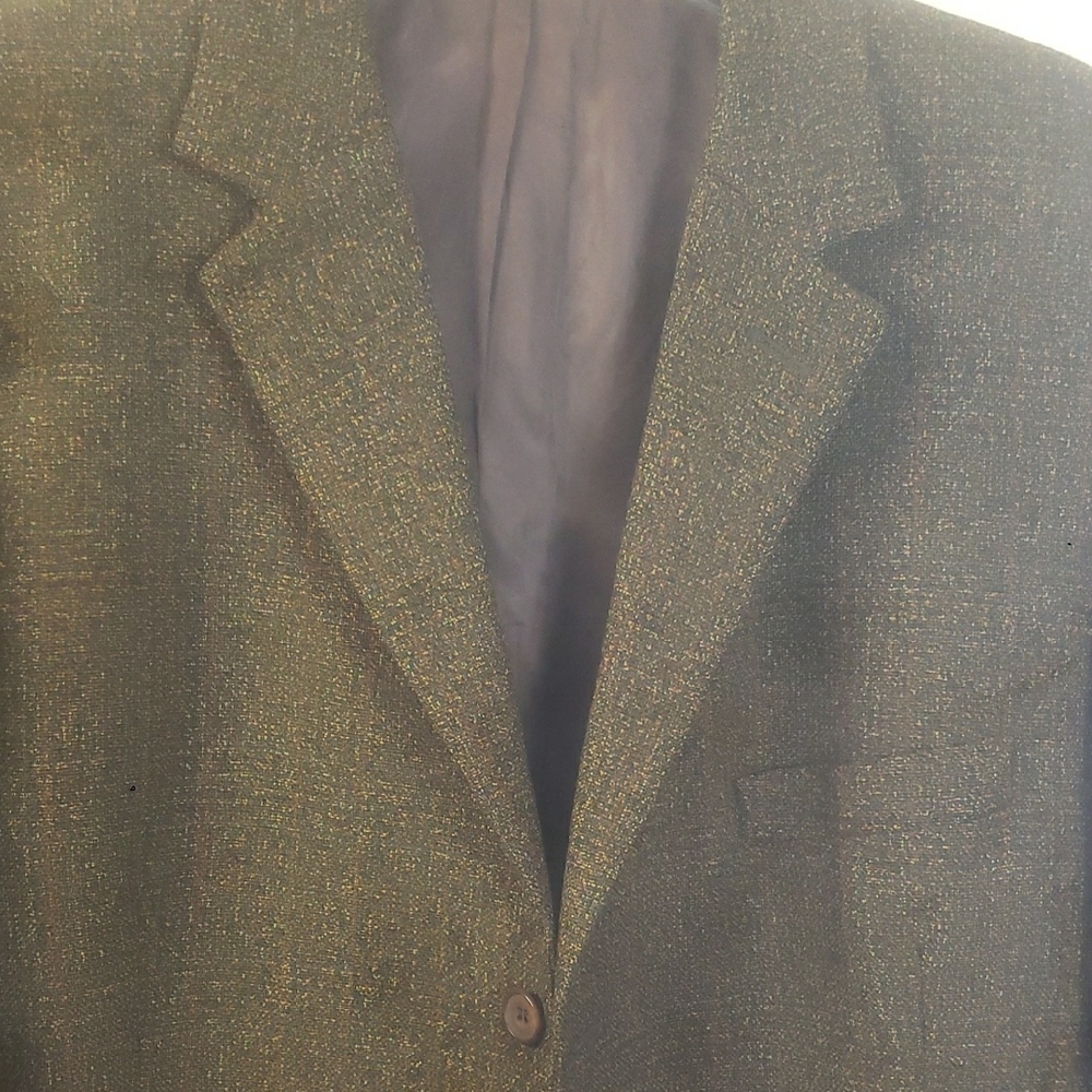 De Stad Parijs Vintage Green MicroTweed Men's Blazer